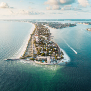 an island and beach